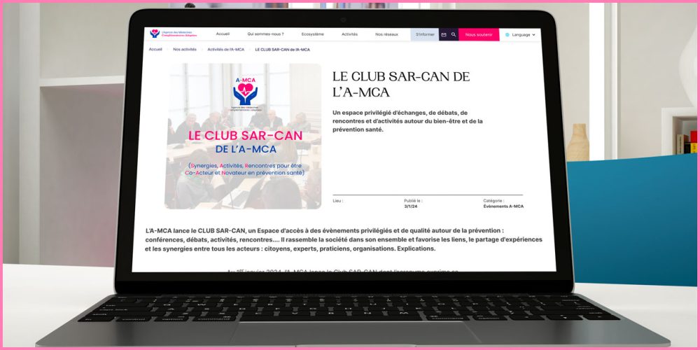 Partenariat avec le Club SAR-CAN de l’Agence des Médecines Complémentaires Adaptées