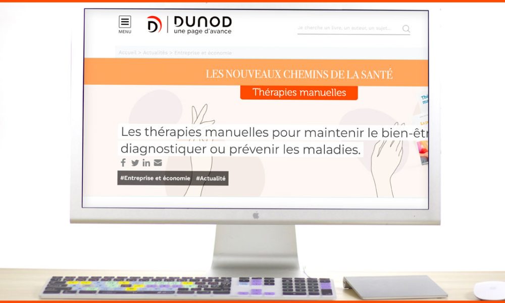 Sélection d’ouvrages des Edition Dunod consacrés aux « thérapies manuelles »