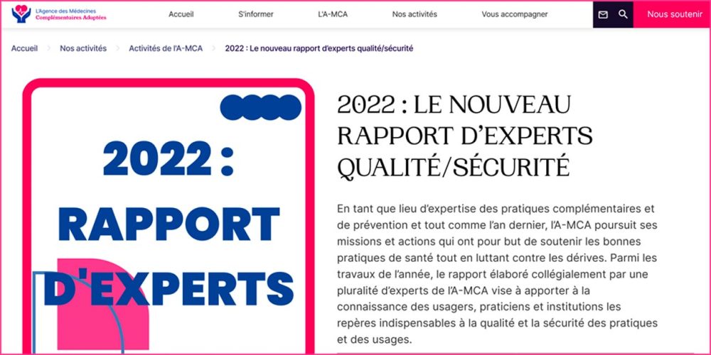 Rapport 2022 des experts de l’A-MCA