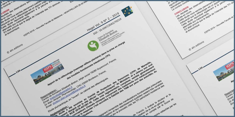 Apport de la réflexologie (massage réflexe plantaire) dans la prise en charge des troubles fonctionnels intestinaux (TFI)