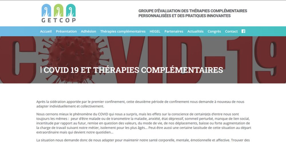 [GETCOP] Covid & Thérapies complémentaires